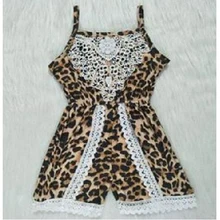 Летние колготки для девочек с леопардовым принтом