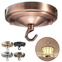 Ретро потолочный крючок круглая пластина люстра кулон для дома лампа светильник