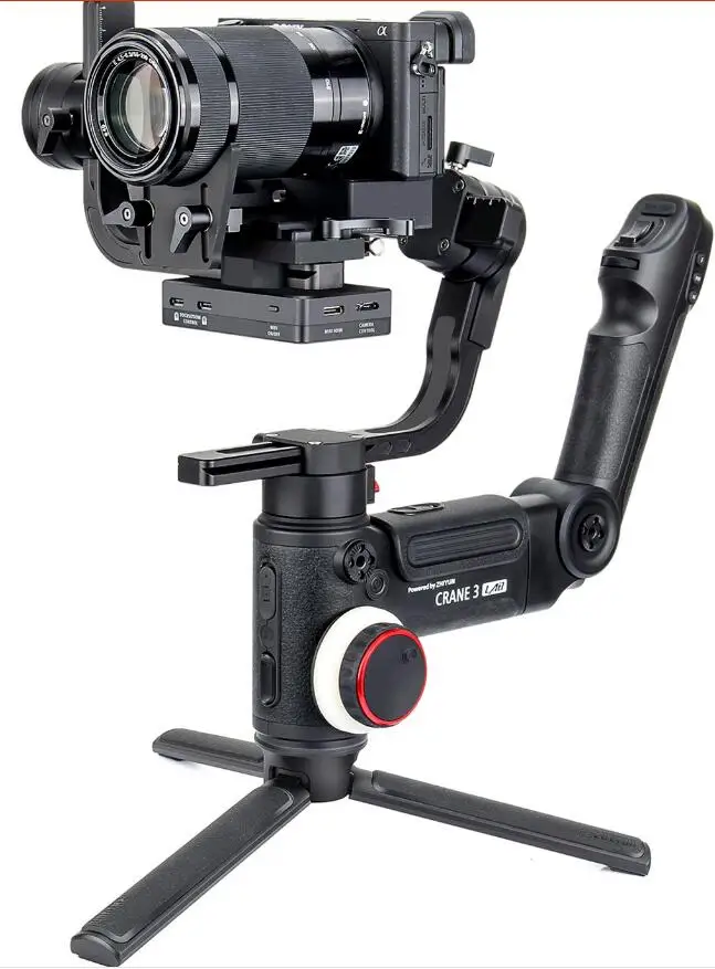 Zhiyun Crane 3 Lab 3-осевой ручной карданный Стабилизатор камеры Viatouch steadicam для dslr камер canon sony pk Crane 2