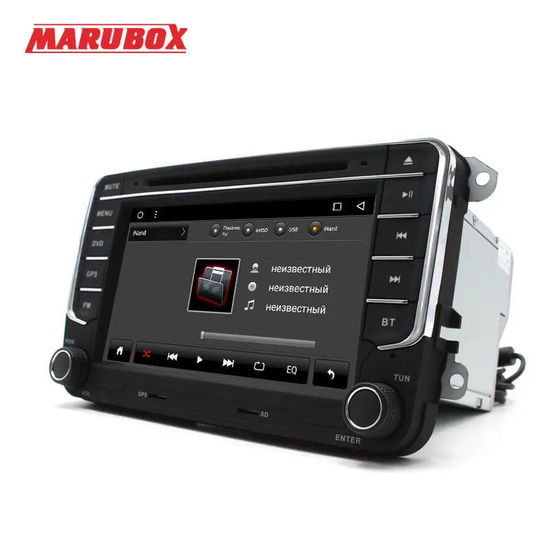 MARUBOX M702R16 автомобильный мультимедийный плеер для Volkswagen Passat POLO GOLF Skoda, 7 '', четырехъядерный, Android 6.0.1, gps, радио, Bluetooth, DVD