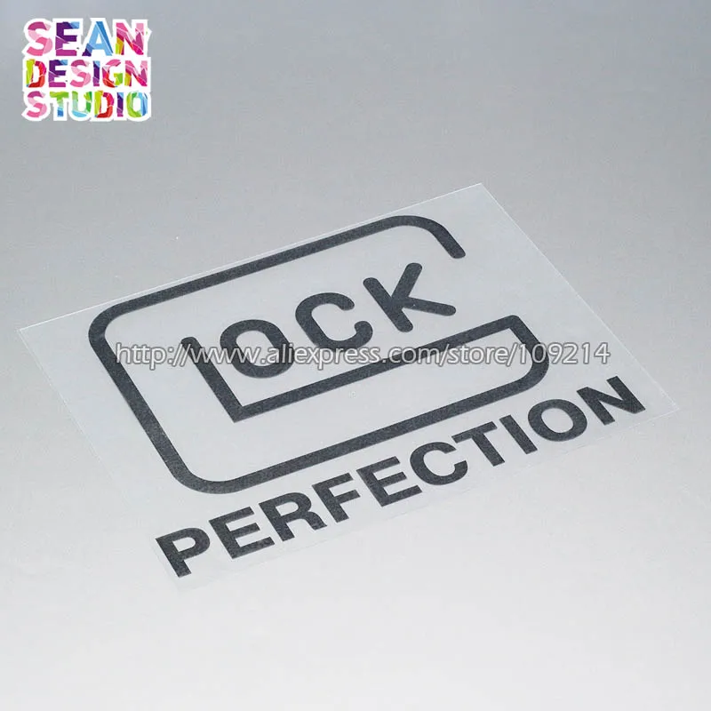 Decal. Round Glock Perfection Sticker