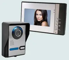 Freeship 7 “Color de vídeo Portero video Portero Teléfono de La Puerta Sistema de Intercomunicación IR Cámara Al Aire Libre Impermeable