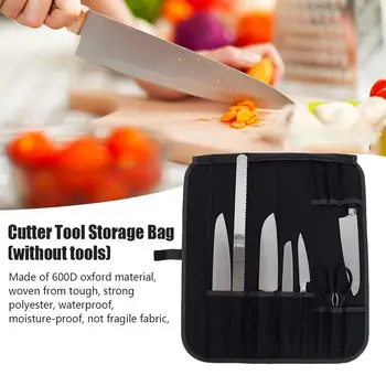 

Multi-functional Folding Chef Bag Western Food Cutter Kitchen Ware Storage Bag Waterproof Moisture-proof Kitchen Storage Tools