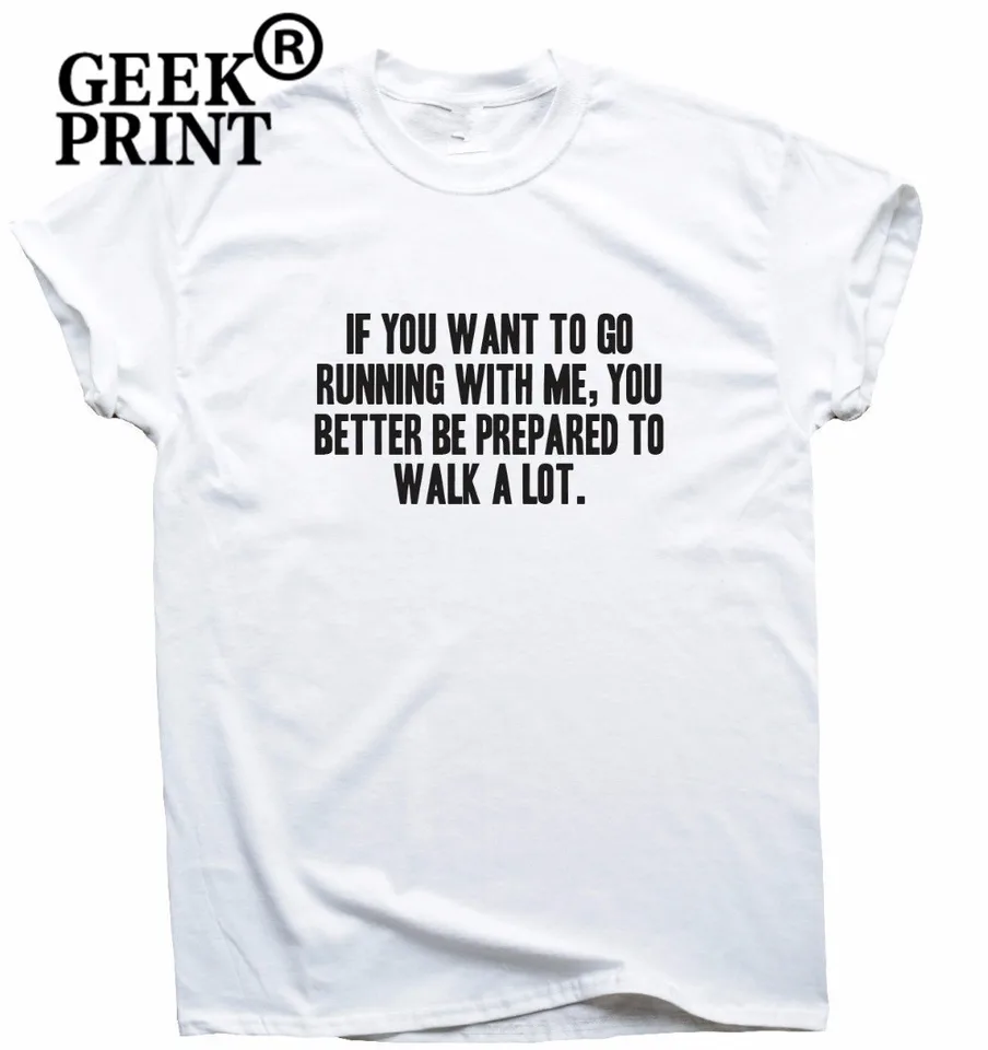 running t shirts women's funny