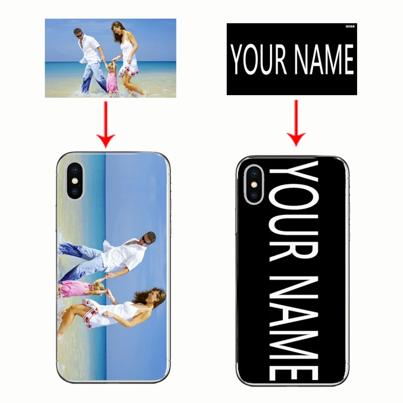 

DIY Gift Custom LOGO Design Photo Case Cover Customized Picture Printed Phone Case for iPhone 5 5S se 6 6S 7 8 Plus X XS MAX XR