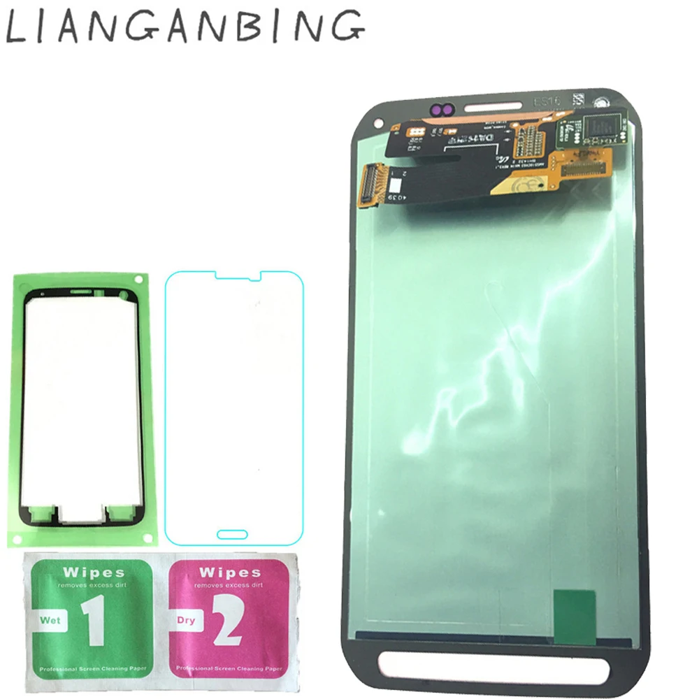 

New Super AMOLED LCD S5 Active G870 Display 100% Tested Working Touch Screen Assembly For Samsung Galaxy s5