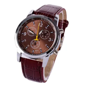 

Analog Men Women Ladies Sports Leather Strap Quartz Military Mens Wrist Watch