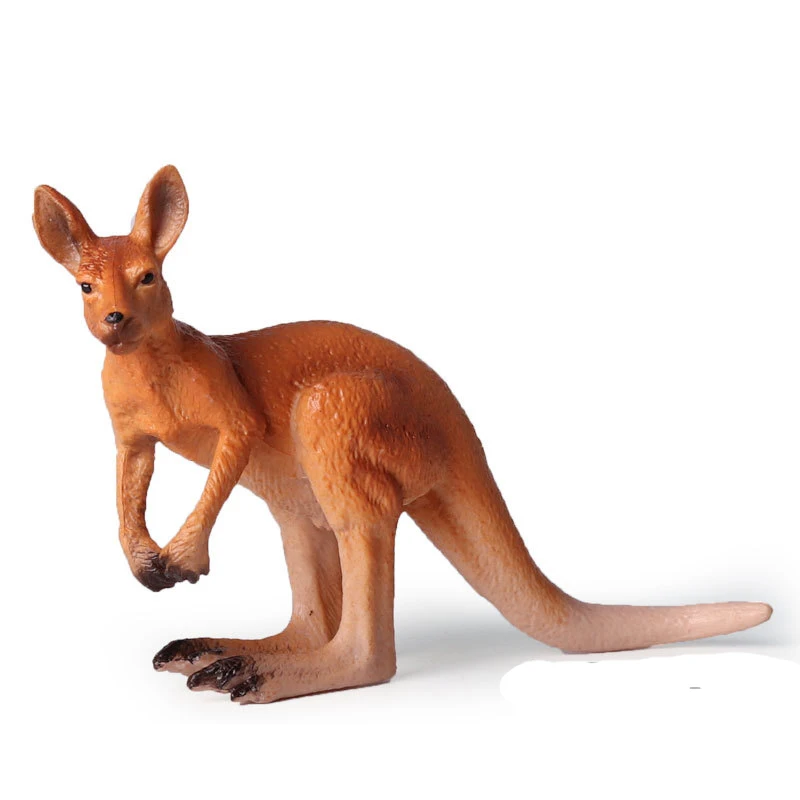 Wild Animal Action Model Toy Kangaroo Figure Home Ornaments Collectibles