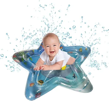 

2019 Fashion Creative Dual Use Toy Baby Inflatable Knocked Pad Inflatable Water Pillow Pat Pad Tummy water mat Prostrate Water