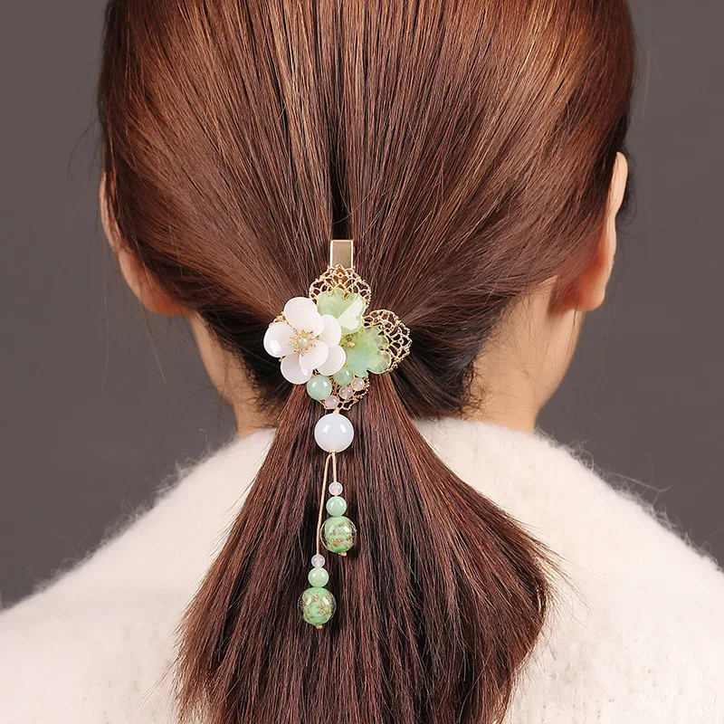 1 Set Women Vintage Hair Stick Set Tassel Hairpins Chinese Hair Accessories
