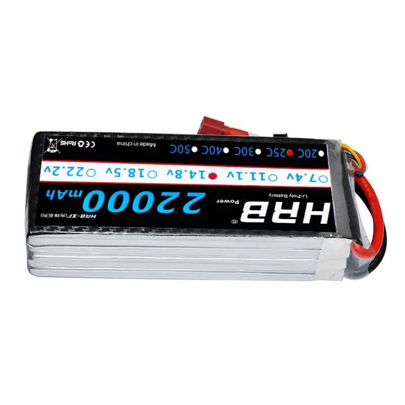 Аккумулятор hrb lipo 4S 14,8 V 5000mAh 5200mah 6000mah 8000mah 10000mah 12000mah 16000mah 22000mah mAh 50C для радиоуправляемого вертолета квадрокоптера