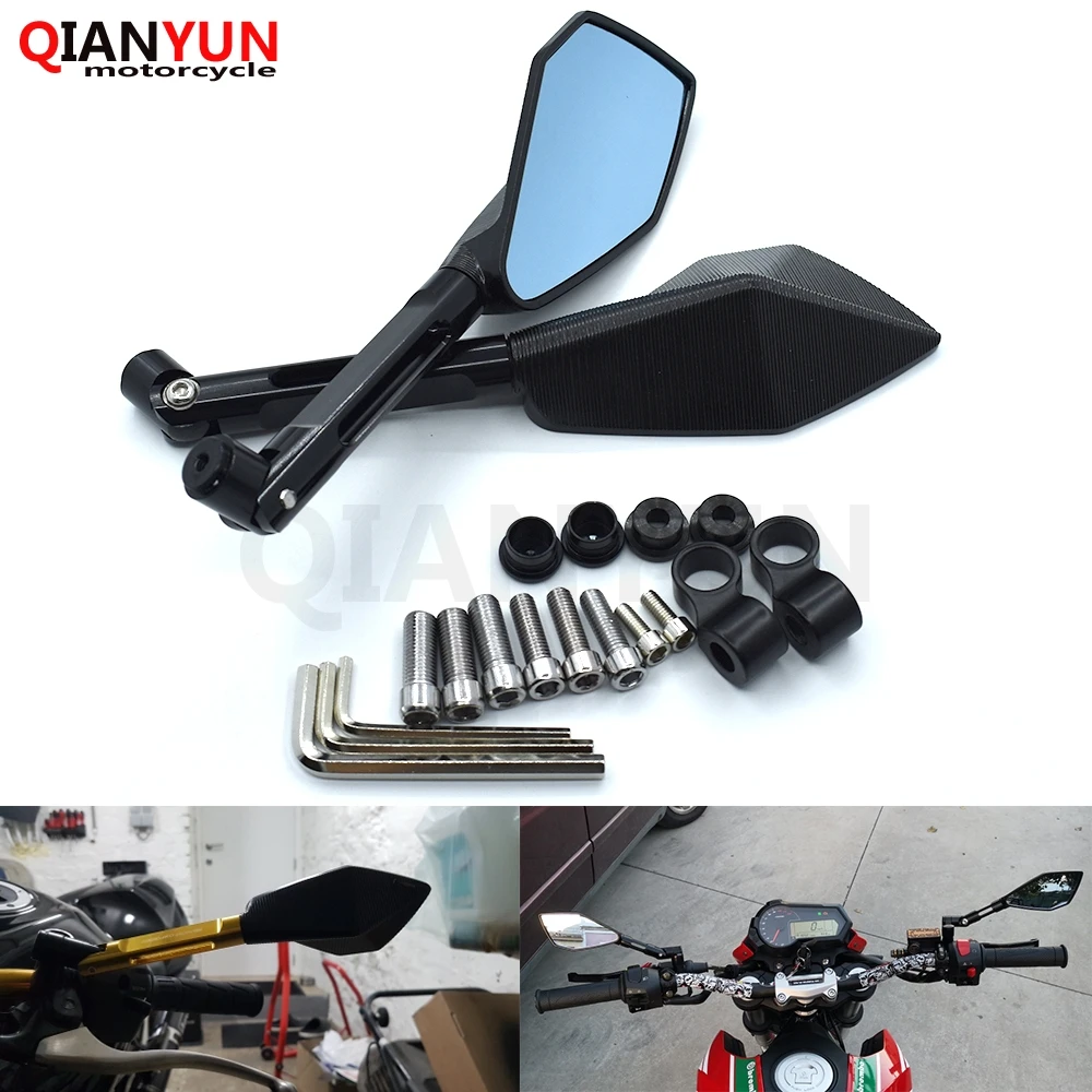 

CNC Aluminum Side Mirrors Accessories Motorcycle Rearview Mirror For Triumph SPEED TRIPLE 675 STREET TRIPLE R DAYTONA 675