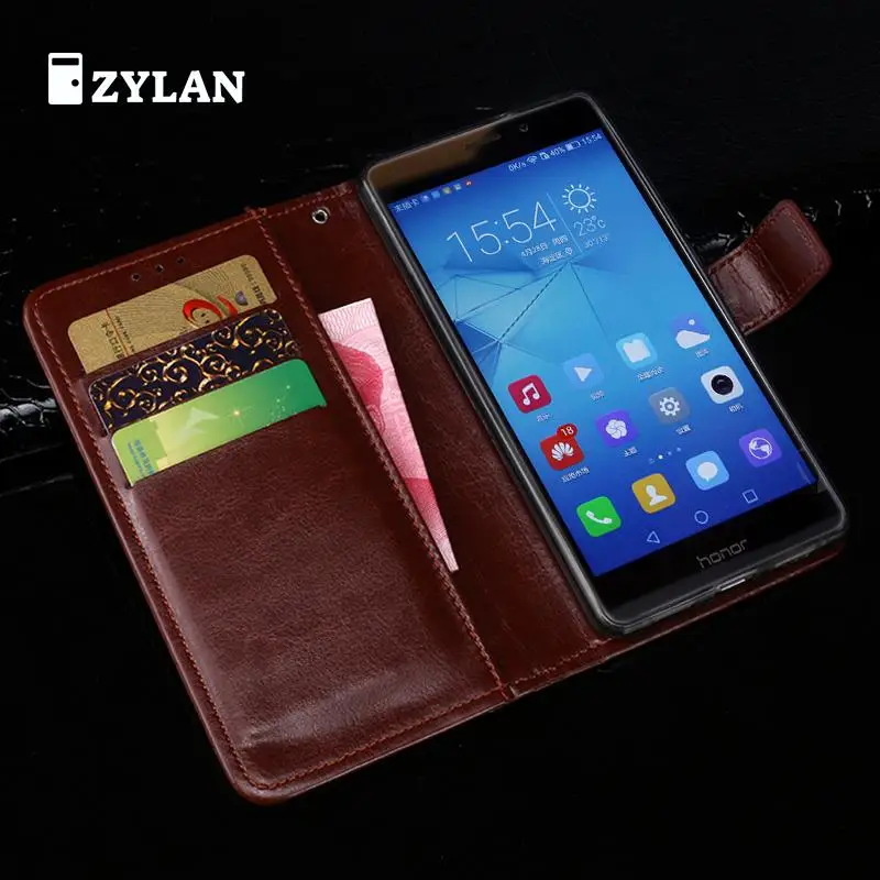 ZYLAN New Case For Huawei Honor 5C Euro Version NO Fingerprint Hole Wallet Flip Leather for /w Gift | Мобильные телефоны и