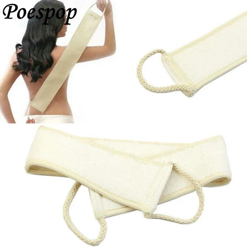 POSEPOP Wash Skin Spa Loofah Towel Massage Scrubber Hemp Natural Soft