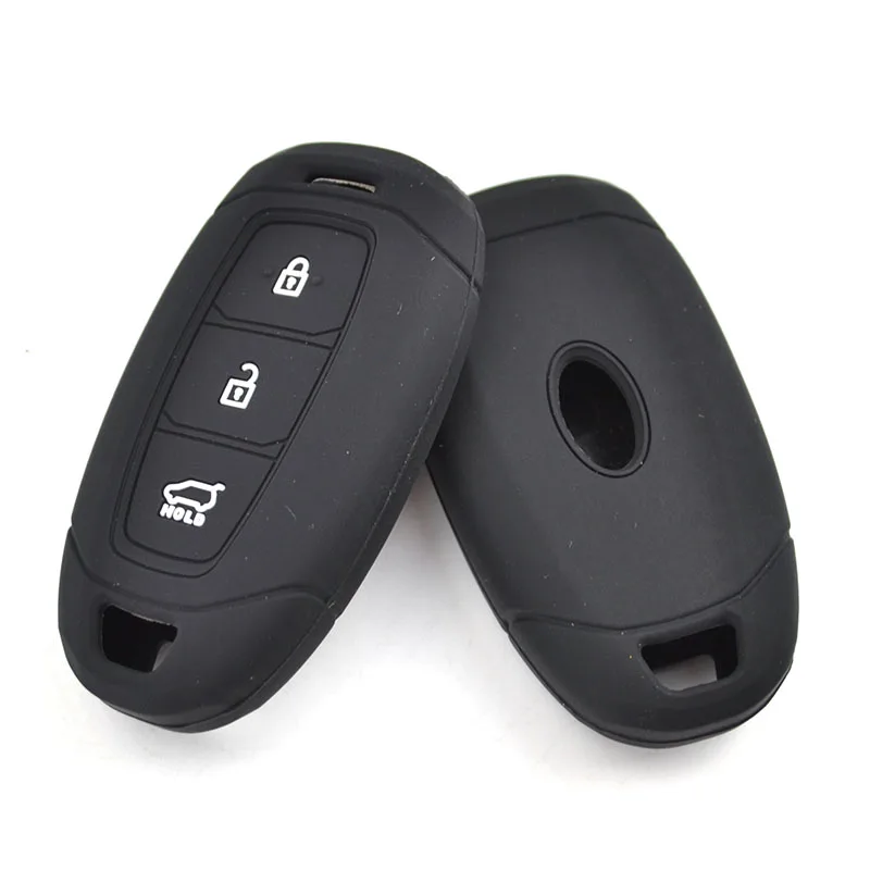 AX Silicone Remote Key Case Shell Cover Skin For Hyundai Solaris