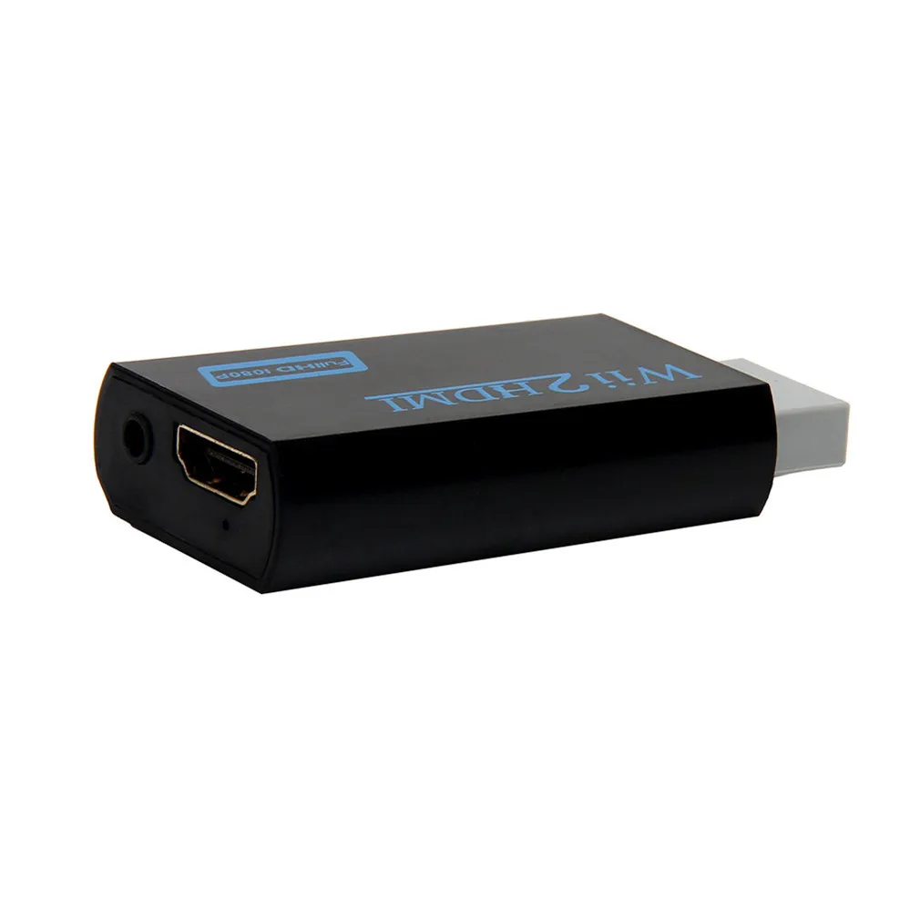 Высококачественный Full HD HDMI 1080P конвертер адаптер с 3,5 мм аудио выходом для wii 2 белый дропшиппинг