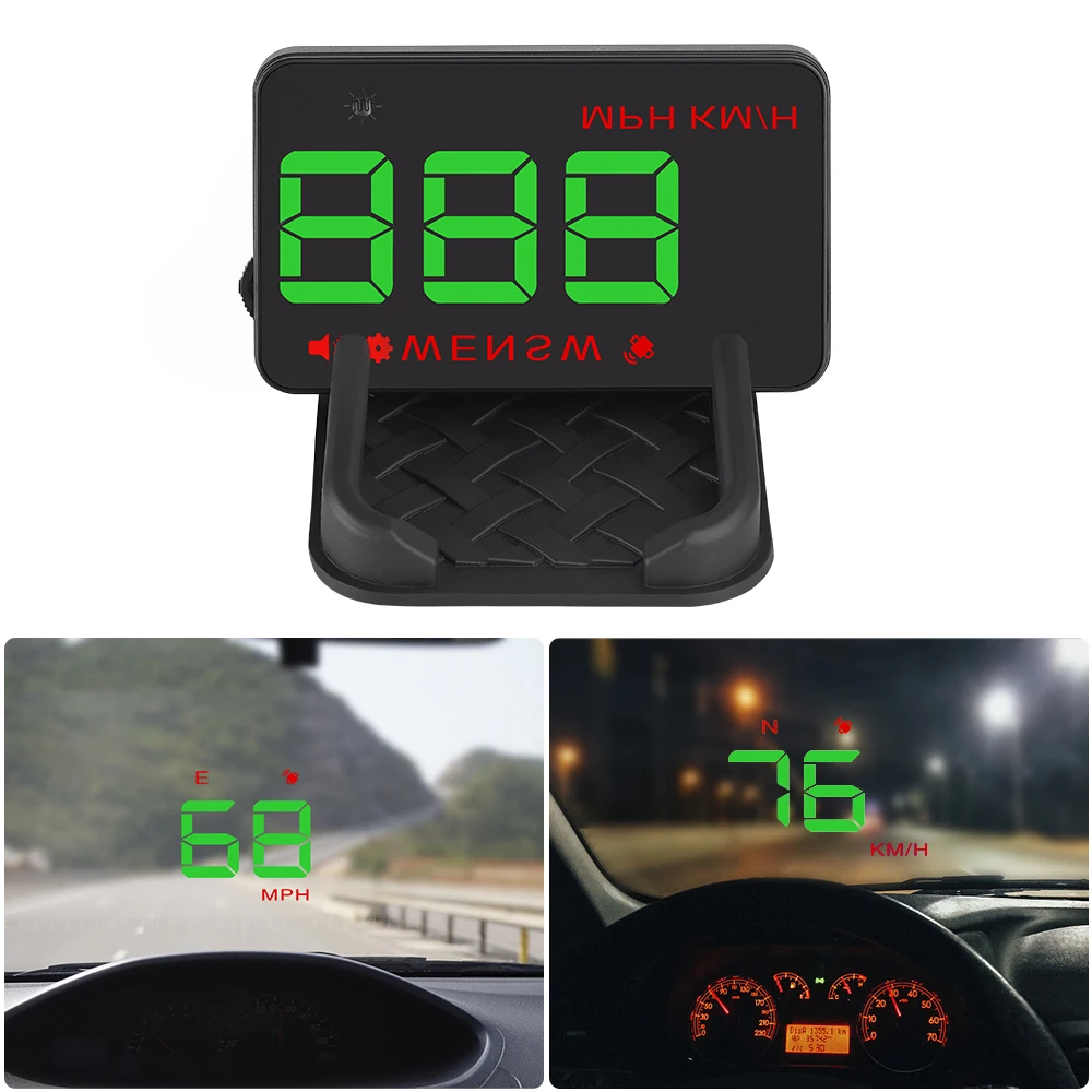 GERMID new Universal Car HUD GPS Speedo Speedometer Head Up Digital