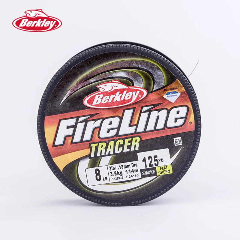 

Berkley FireLine Fused Tracer 112m/125yd Fishing Lines Track Detect Line Movement Measure Depth Distance Saltwater Pesca Peche