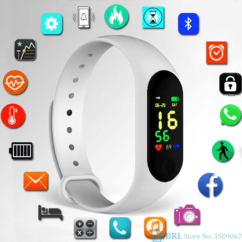 Модные умные часы для мужчин и женщин Android IOS фитнес трекер электронные Смарт