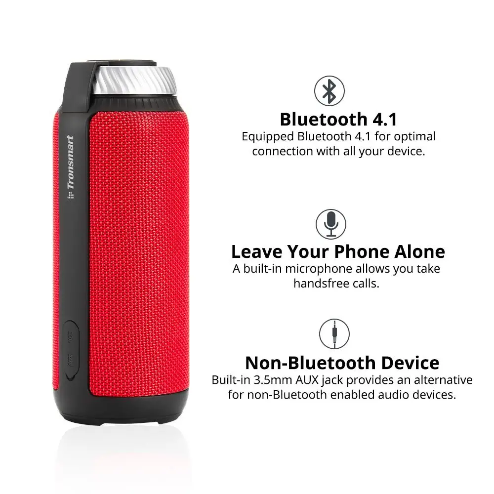 Tronsmart Element T6 Bluetooth Колонка Беспроводная Портативная колонка сабвуфер 25 Вт с 360