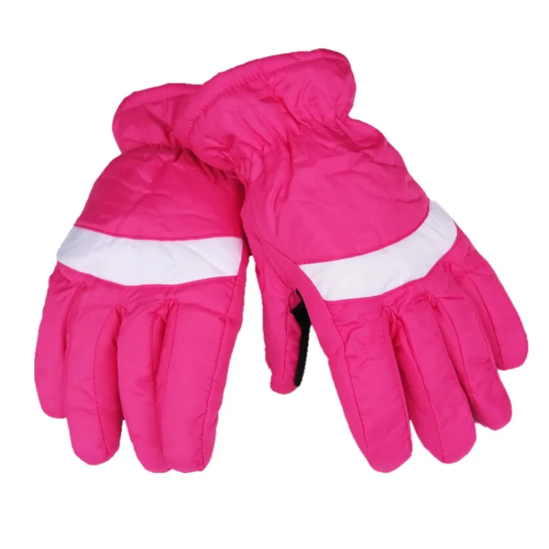 Зимние уличные мужские и женские теплые перчатки ветрозащитные Нескользящие изоляционные лыжные перчатки оптом - Цвет: 4