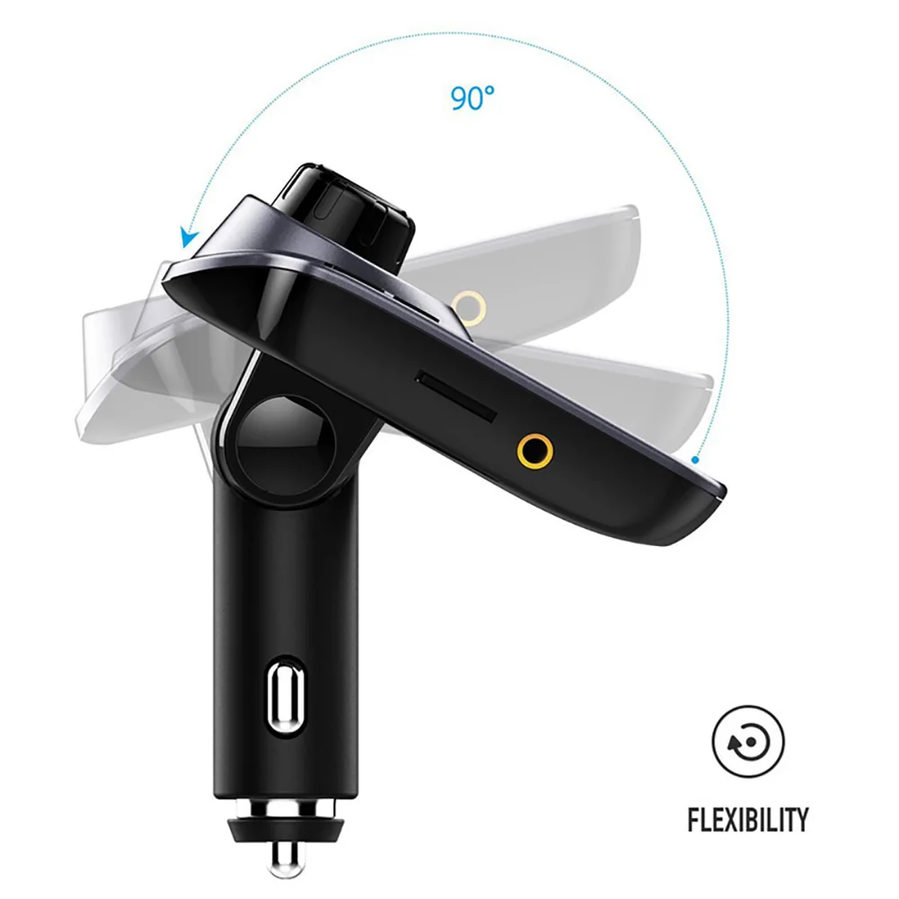 T11 автомобильный ЖК дисплей Bluetooth MP3 плеер fm передатчик Hands free Dual USB зарядное