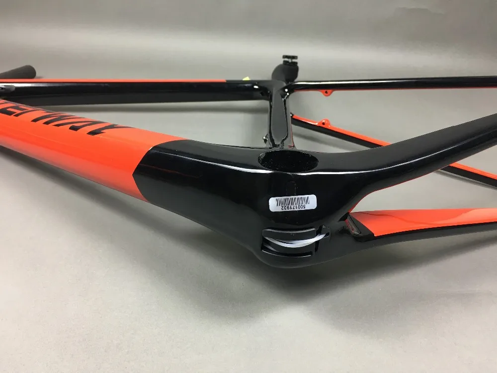 Discount 2019 design super light FASTERWAY classic carbon road frameset D Brake carbon bike frame:Frameset+Seatpost+Fork+Clamp+Headset 53