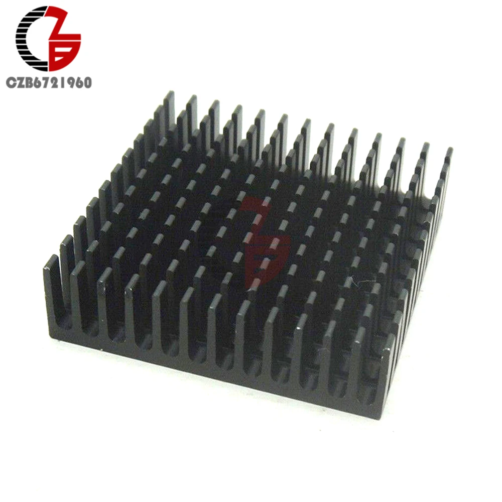 Aluminum 40x40x11mm Heatsink Cooling for LED Power Memory Chip IC Transistor
