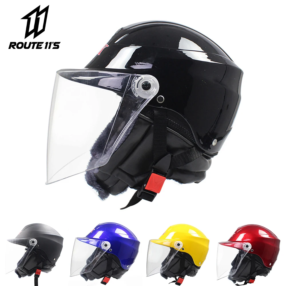

Motorcycle Helmet Flip Up Motorbike Helmet With Inner Sun Visor Capacete De Moto Open Face Motorbike Helmet DOT Certification