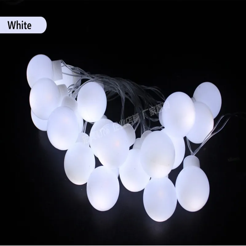 

5m 20 Big balls LED Ball string lights Curtain garland lamp for fairy wedding party new year Outdoor Christmas Holiday lighting