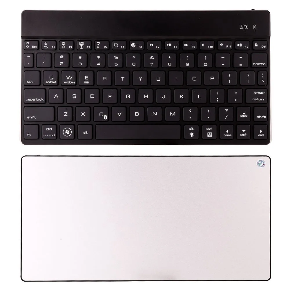 Ультратонкая алюминиевая Беспроводная клавиатура со светодиодной подсветкой 7