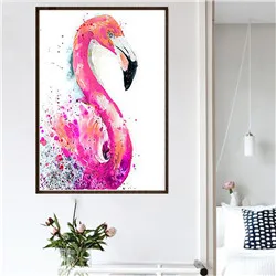 

DIY 5D Diamond Painting Pink Swan Cross Stitch diamond embroidery Needlework Patterns Rhinestone paintings Home decor