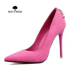 Women Pumps Brand Women Shoes High Heels Sexy Pointed Toe Red Bottom High Heels Zapatos Mujer Wedding Shoes