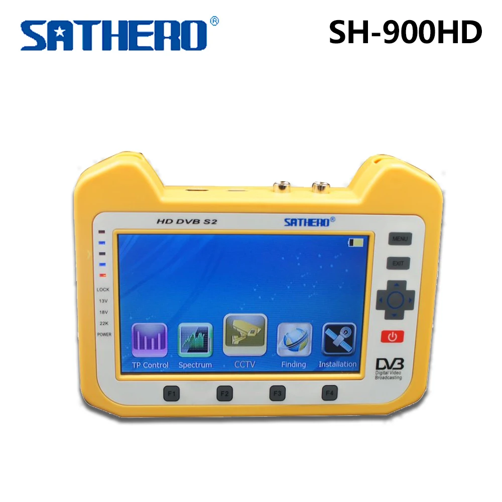 Sathero SH-900HD DVB-S/S2 Satellite Meter Finder HD CCTV With Real time Spectrum Analyzer 7 Inch HD TFT LCD Screen Support1080P Sathero SH-900HD DVB-S/S2 Satellite Meter Finder HD CCTV With Real time Spectrum Analyzer 7 Inch HD TFT LCD Screen Support1080P