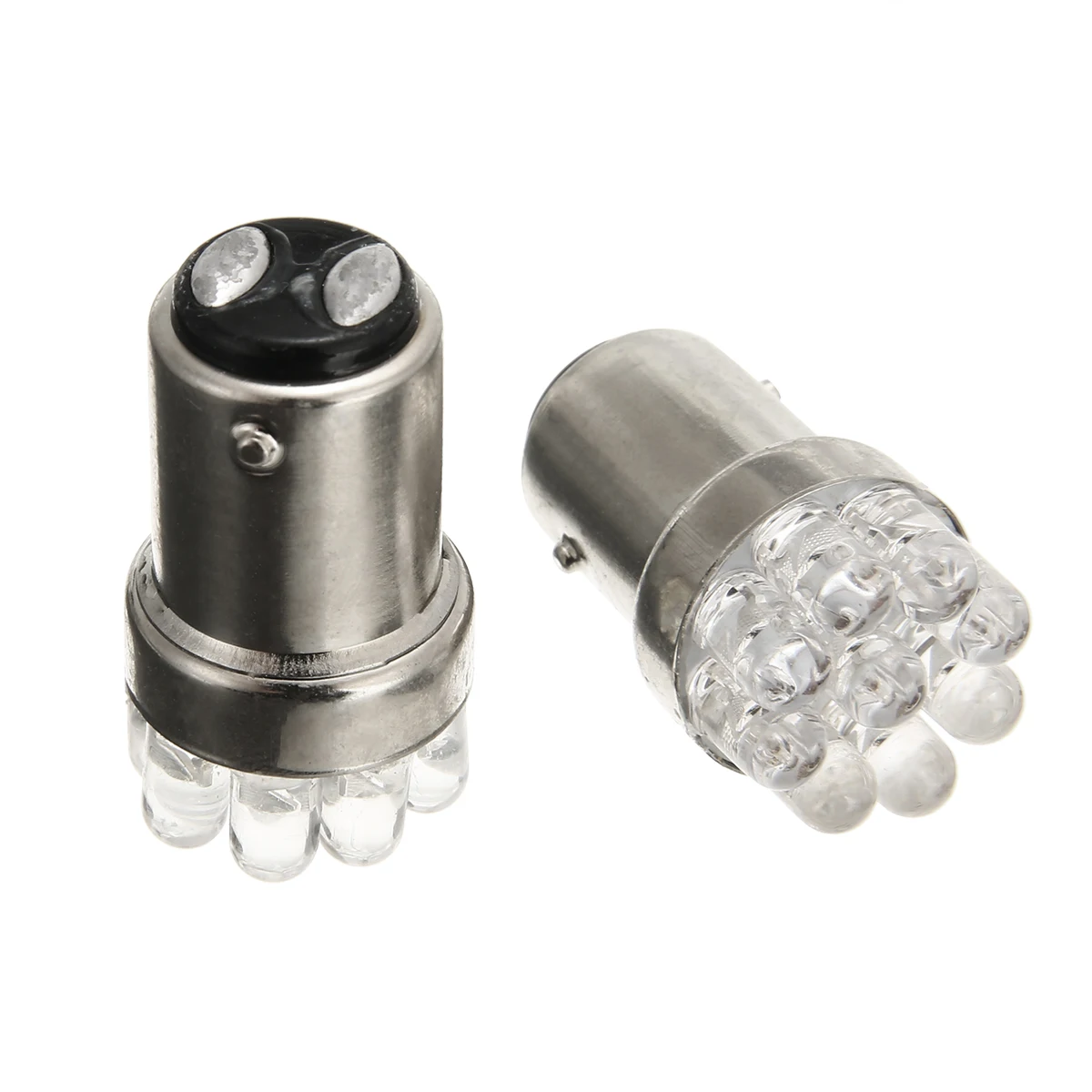 DC 12V BA15D 1157 Car Stop Brake Light 9-LEDs High Brightness Red Car Signal Lamp Taillight Bulbs