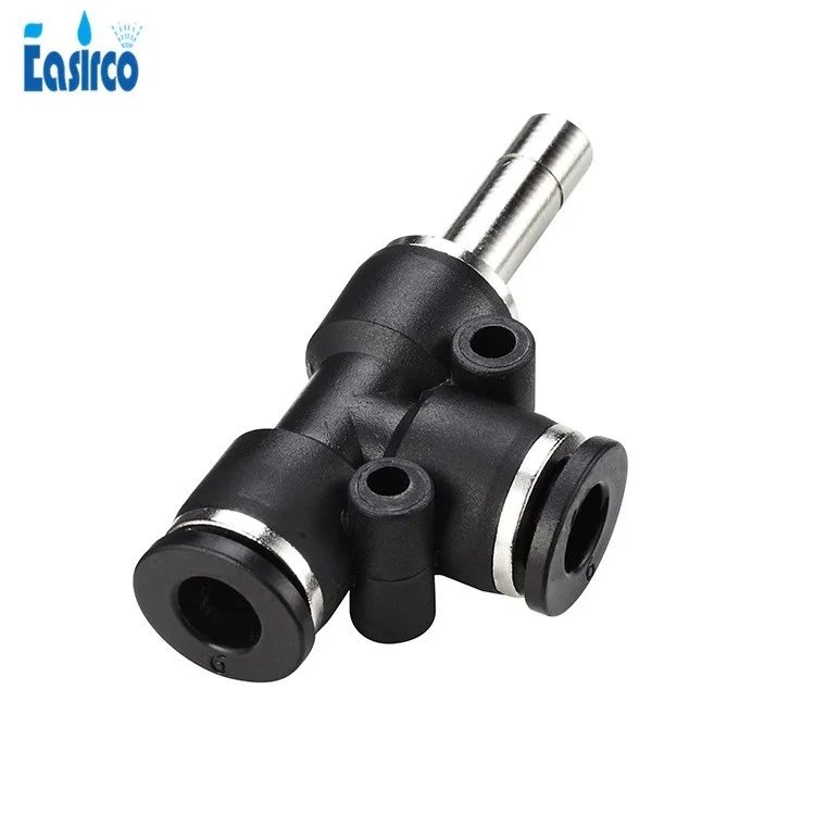 

(20pcs/pack) 6mm Tee joint with slip lock plug pneumatic Tee connector .Free Shipping