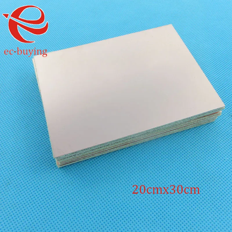 PF PCB 단면 구리 도금판 DIY PCB 키트 라미네이트 회로 기판 20x30cm 1.4mm 베이클라이트 범용 보드 연습용 20*30cm