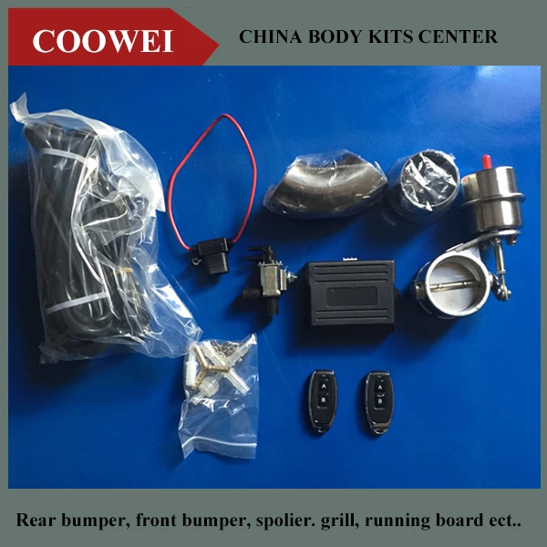 

High Quality 2.5" Electric Stainless Exhaust Cutout Cut Out Dump Valve with Remote control roadster sound vacuum