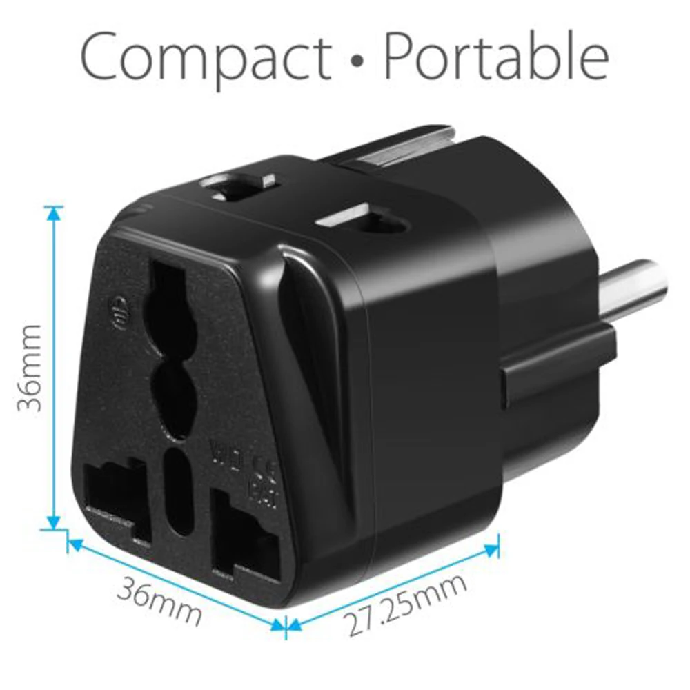 Белый Черный Медь 2в1 AU Великобритания США в ЕС Универсальный Германия Франция Индонезия Южная Корея Россия Schuko дорожный переходник Тип E/F