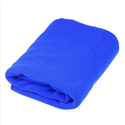 70x140 см волокно De Bambou микрофибра Sechage Rapide Douche банное полотенце Douce супер абсорбент домашний текстиль большое толстое полотенце - Цвет: Синий