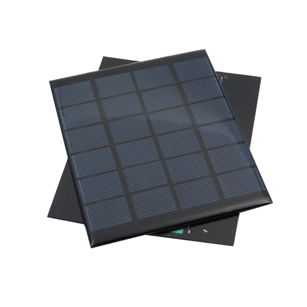 1 шт. x 6 в 2 Вт солнечная панель портативный мини Sunpower DIY модуль панели системы для солнечной лампы Аккумуляторы для игрушек телефон зарядное устройство солнечные батареи