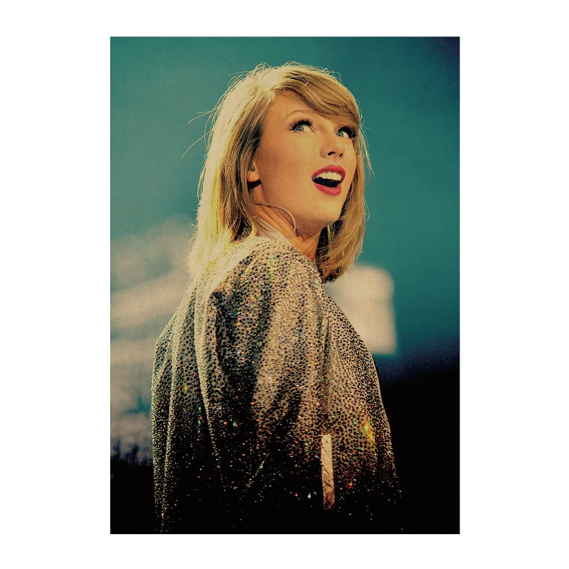 

Love Story music/ Taylor singer Beauty star F/kraft paper/bar poster/Wall stickers/Retro Poster/decorative painting 51x35.5