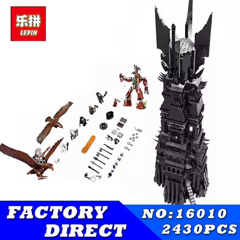 

LEPIN 16010 2430Pcs Lord of the Rings Lord of the Rings Model Set Building Kits Model Toys for Children Compatible With 10237