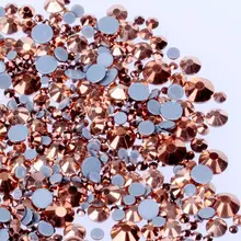 Ss6, ss10, ss16, ss20, ss30 розовое золото гематит железо на горном хрустале/кристалл горячей фиксации стразы из горного хрусталя шитье и ткань одежды камни