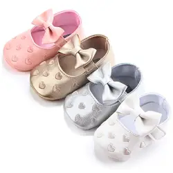 Милый Новый 1 пара Обувь для малышей девочек Обувь для младенцев, дешевые Мягкая обувь, малыши/новорожденных Prewalker