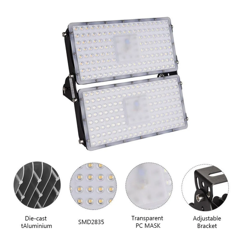 

200W LED FloodLights Waterproof IP65 Outdoor Flood lights18000LM (2800-6500K) Security Lights Landscape Spotlights Wall Lighting