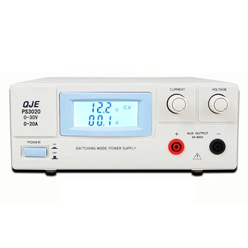 

QJE PS3020 30V/20A Digital DC Switching Power Supply Constant Current Regulator Power Supply Laboratory Repair Test Power Supply