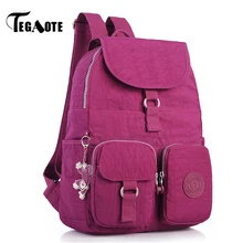 TEGAOTE, маленький рюкзак для девочек-подростков, Mochila Feminina, нейлоновые Водонепроницаемые рюкзаки для женщин, карманный рюкзак для путешествий, Sac A Dos