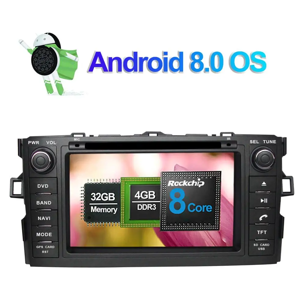 Flash Deal Android 8.0 Octa Core 4GB RAM Car GPS Navigation Head Unit For Toyota Auris/Toyota Corolla Hatchback/Corolla 2012- DVD Player 1 Flash Deal Android 8.0 Octa Core 4GB RAM Car GPS Navigation Head Unit For Toyota Auris/Toyota Corolla Hatchback/Corolla 2012- DVD Player 1
