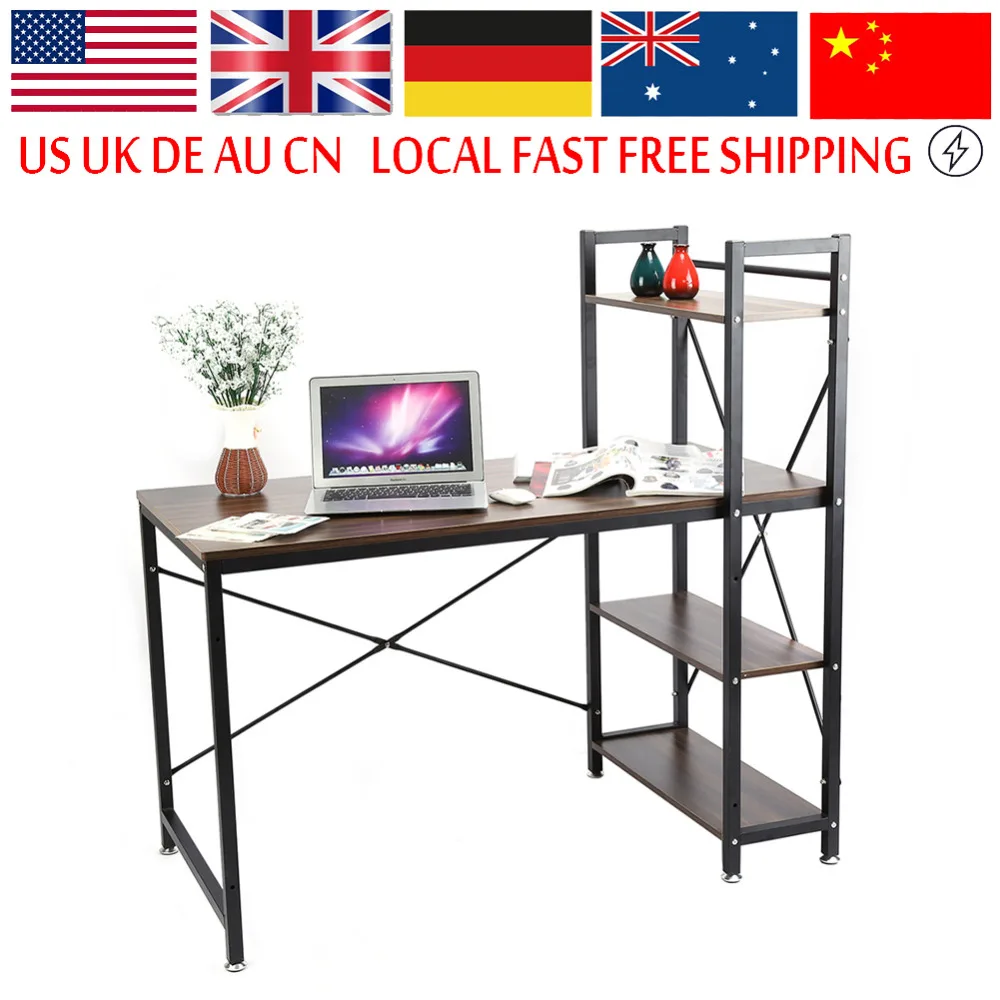 Online Get Markor Bookcase Aliexpress Alibaba Group Multifuction Computer Table Storage Shelving Book Shelf Steel Frame Notebook Desk For Home Office Workstation